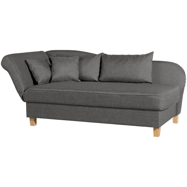 Max Winzer chaise longue with folding armrest on the left Selma anthracite