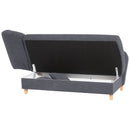 Max Winzer Récamière avec accoudoir gauche rabattable Selma anthracite