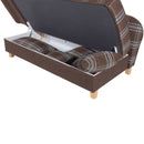 Max Winzer Récamière avec accoudoir gauche rabattable Selma marron