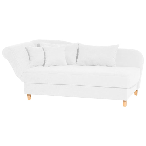 Max Winzer chaise longue with folding armrest on the left Selma cream