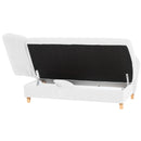 Max Winzer Recamiere mit Armteil links klappbar Selma creme