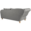 Max Winzer chaise longue with folding armrest on the left Selma light grey