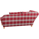 Max Winzer Récamière avec accoudoir gauche rabattable Selma rouge