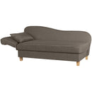 Max Winzer chaise longue with folding armrest on the left Selma sahara