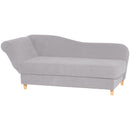 Max Winzer chaise longue with folding armrest on the left Selma silver