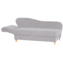 Max Winzer chaise longue with folding armrest on the left Selma silver