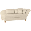 Max Winzer chaise longue with right-hand folding armrest Selma beige