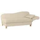 Max Winzer chaise longue with right-hand folding armrest Selma beige