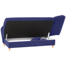 Max Winzer chaise longue with right-hand folding armrest Selma blue