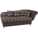 Max Winzer Recamiere mit Armteil rechts klappbar Selma braun