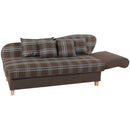 Max Winzer Recamiere mit Armteil rechts klappbar Selma braun