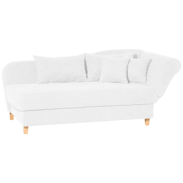 Max Winzer chaise longue with folding armrest on the right Selma cream