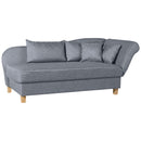 Max Winzer chaise longue with folding armrest on the right Selma denim