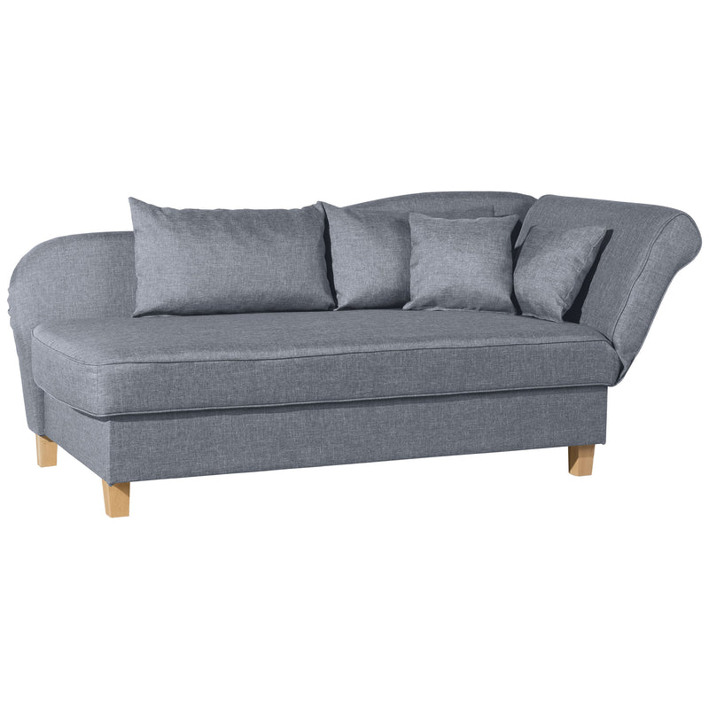 Max Winzer Recamiere mit Armteil rechts klappbar Selma denim