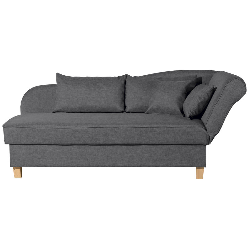 Max Winzer chaise longue with right-hand folding armrest Selma graphite