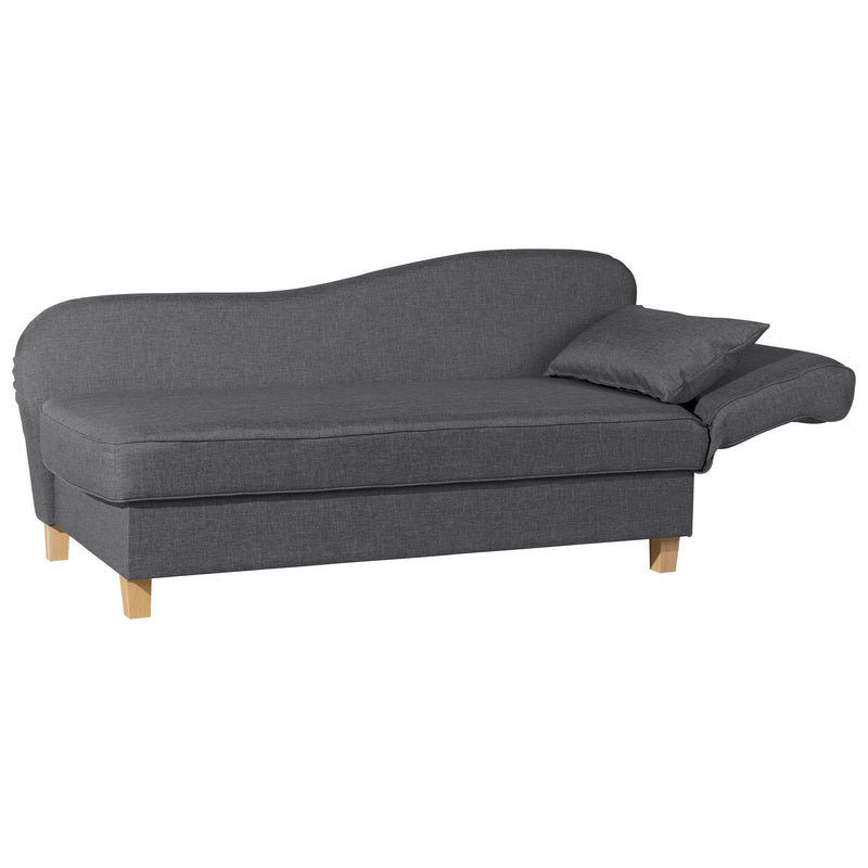 Max Winzer chaise longue with right-hand folding armrest Selma graphite