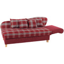 Max Winzer Récamière avec accoudoir droit rabattable Selma rouge