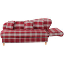 Max Winzer Recamiere mit Armteil rechts klappbar Selma rot