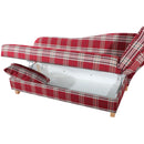 Max Winzer Recamiere mit Armteil rechts klappbar Selma rot