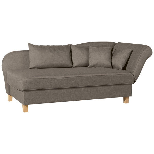 Max Winzer chaise longue with folding armrest on the right Selma sahara