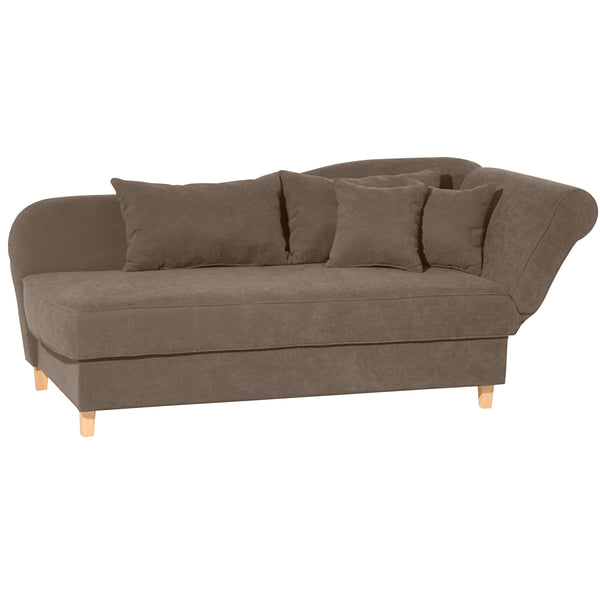 Max Winzer chaise longue with folding armrest on the right Selma sahara