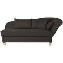 Max Winzer chaise longue with right-hand folding armrest Selma chocolate