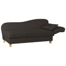 Max Winzer chaise longue with right-hand folding armrest Selma chocolate