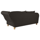 Max Winzer chaise longue with right-hand folding armrest Selma chocolate