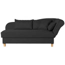 Max Winzer Récamière avec accoudoir droit rabattable Selma noir