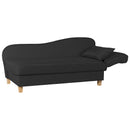 Max Winzer Récamière avec accoudoir droit rabattable Selma noir