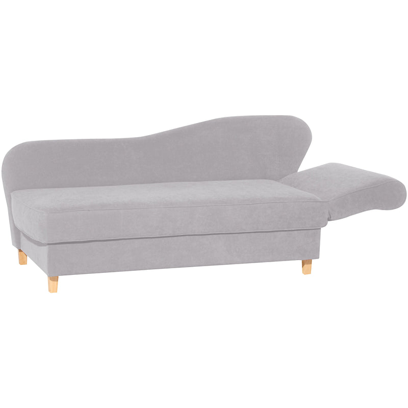 Max Winzer chaise longue with folding armrest on the right Selma silver