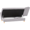 Max Winzer Récamière avec accoudoir droit rabattable Selma argent