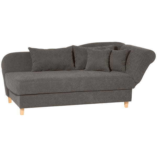 Max Winzer chaise longue with folding armrest on the right Selma stone