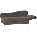 Max Winzer Recamiere mit Armteil rechts klappbar Selma stein