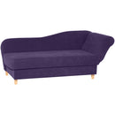Max Winzer chaise longue with right-hand folding armrest Selma violet