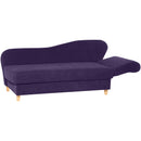 Max Winzer chaise longue with right-hand folding armrest Selma violet