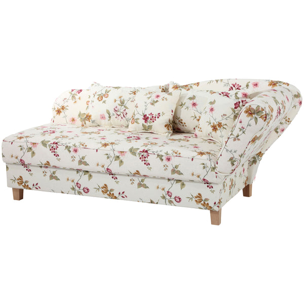 Max Winzer chaise longue with right-hand folding armrest Selma white