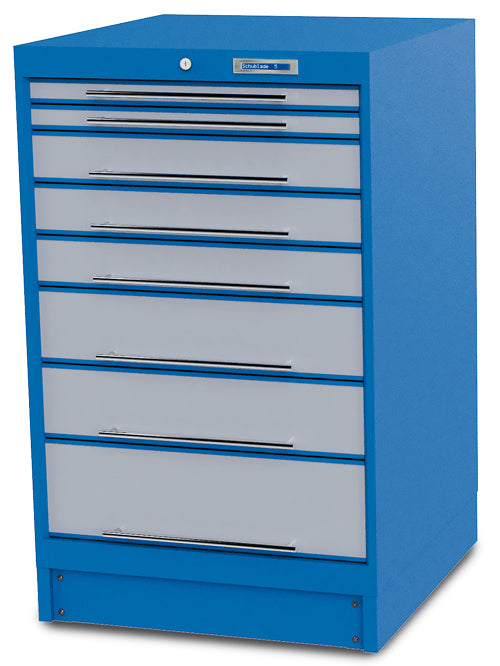 Module complémentaire Bedrunka+Hirth TSM profondeur 725 mm, R24-24, 8 x tiroirs