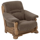 Fauteuil Max Winzer Tennessee marron