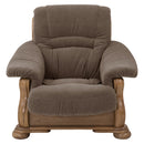 Fauteuil Max Winzer Tennessee marron
