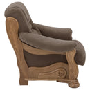Fauteuil Max Winzer Tennessee marron