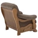 Fauteuil Max Winzer Tennessee marron