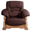 Fauteuil Max Winzer Tennessee bordeaux