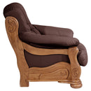 Fauteuil Max Winzer Tennessee bordeaux