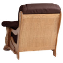 Fauteuil Max Winzer Tennessee bordeaux