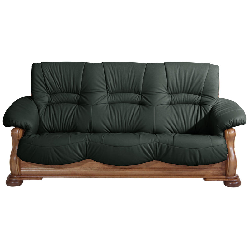 Max Winzer Sofa 3-Sitzer Tennessee dunkelgrün