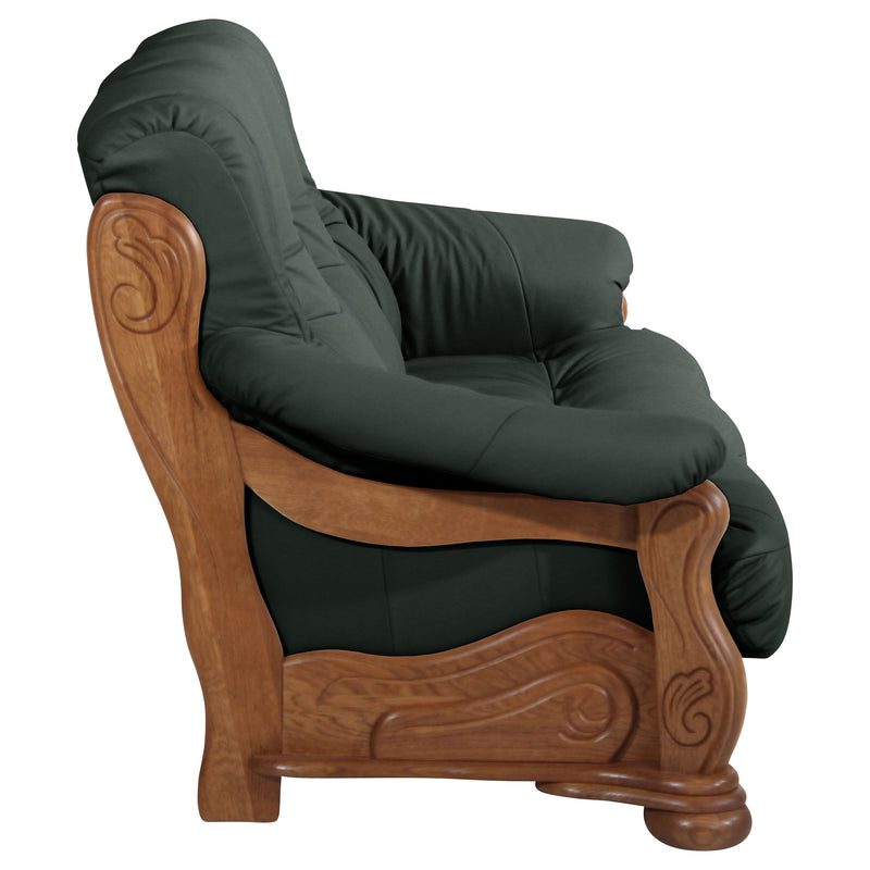Max Winzer Sofa 3-Sitzer Tennessee dunkelgrün