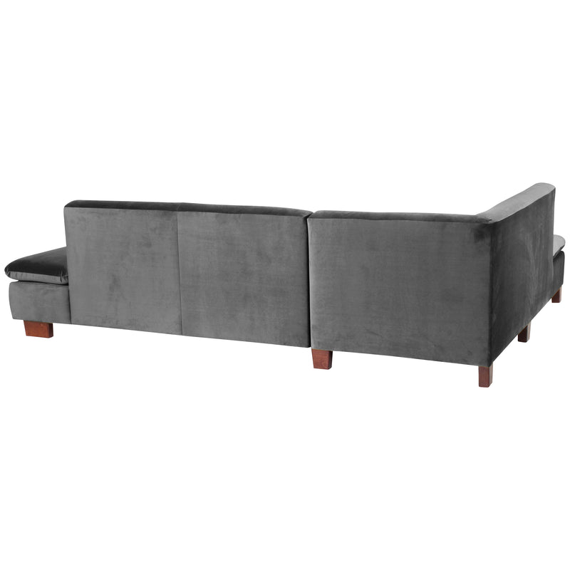 Max Winzer corner sofa left with 2.5-seater sofa right Terrence anthracite
