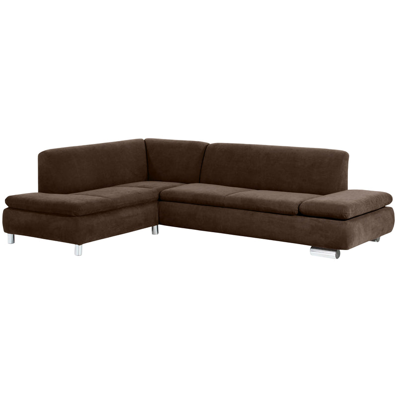 Max Winzer corner sofa left with 2.5-seater sofa right Terrence brown