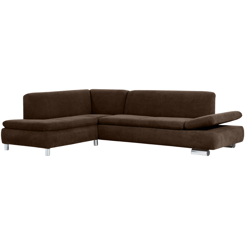 Max Winzer corner sofa left with 2.5-seater sofa right Terrence brown